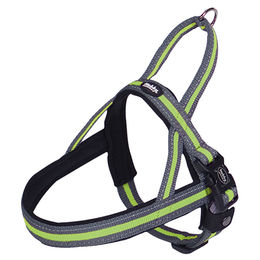 Nobby Norwegergeschirr Variado für Hunde Neopren Neongelb Bauchumfang 60-76 cm – Bild 1 von 3