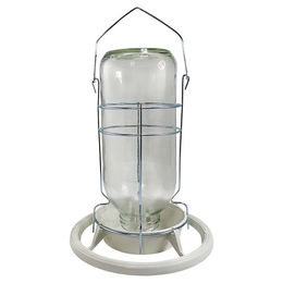 Nobby Omnia Trinkspender für Vögel mit Glaseinsatz transparent 1 ltr. - 1 l – Bild 1 von 2