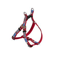 Produktbild von Nobby One Touch Geschirr Style für Hunde Rot Nylon Größe L 50-65 cm - 1 Stk.