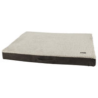 Produktbild von Nobby Orthopädische Hundematte mit Memory Foam eckig beige braun