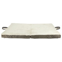 Produktbild von Nobby Orthopädische Hundematte mit Memory Foam eckig faltbar beige braun