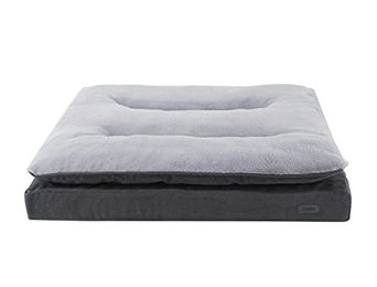 Nobby Orthopädisches Hundekissen Vara Plüsch Grau 122 x 91 x 17,5 cm – Bild 1 von 4