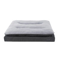 Produktbild von Nobby Orthopädisches Hundekissen Vara Plüsch Grau 122 x 91 x 17,5 cm