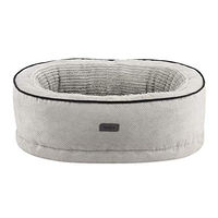 Produktbild von Nobby Orthopädisches Komfortbett Lago für Hunde mit Memory Foam in Grau 65 x 47 x 17+5 cm