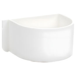 Nobby Papageiennapf oval aus Kunststoff weiß – Bild 1 von 2