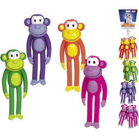 Produktbild von Nobby Pet Affen Quietschspielzeug aus Latex für Hunde, 12er Pack, Bunt