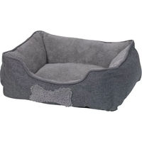Produktbild von Nobby Pet Classic Hundebett und Katzenbett aus Polyester in Grau