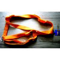 Produktbild von Nobby Pet Classic Hundegeschirr aus Nylon in Orange Größe L für große Hunde