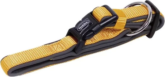 Nobby Pet Classic Preno Hundehalsband aus Nylon in Grün und Gelb Größe XS – Bild 1 von 2