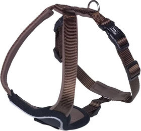 Nobby Pet Classic Preno Komfortgeschirr für Hunde aus Nylon Braun Größe L – Bild 1 von 3