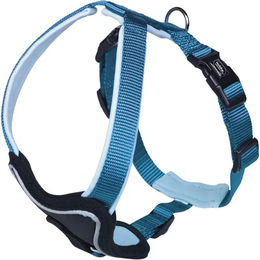 Nobby Pet Classic Preno Komfortgeschirr für Hunde aus Nylon in Blau Grösse L – Bild 1 von 4
