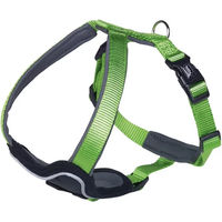Produktbild von Nobby Pet Classic Preno Komfortgeschirr für Hunde aus Nylon in Grün/Grau Größe XL