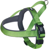 Produktbild von Nobby Pet Classic Preno Norwegergeschirr für Hunde aus Nylon in Neongrün/Grau Größe L