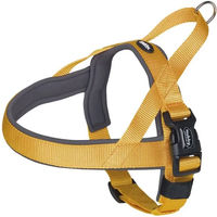 Produktbild von Nobby Pet Classic Preno Norwegergeschirr für Hunde aus Nylon in Orange Grau Gelb