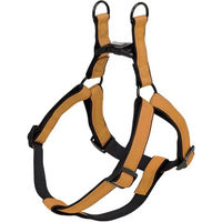 Produktbild von Nobby Pet Classic Reflect Soft Hundegeschirr aus Neopren in Schwarz Grau Braun Größe M