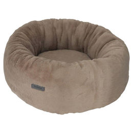 Nobby Pet Eco Donut Hundekissen Plüsch beige Ø 70 x 25 cm – Bild 1 von 3