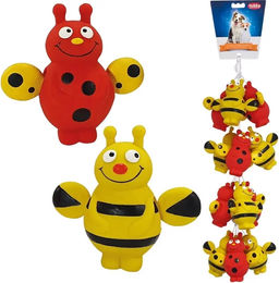 Produktbild von Nobby Pet Happy Wings Hundespielzeug aus Latex mit Quietschfunktion bunt 12er Pack
