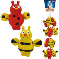 Produktbild von Nobby Pet Happy Wings Hundespielzeug aus Latex mit Quietschfunktion bunt 12er Pack