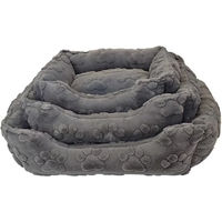 Produktbild von Nobby Pet Komfortbett Classic Fina Hundebett Eckig Grau aus Polyester