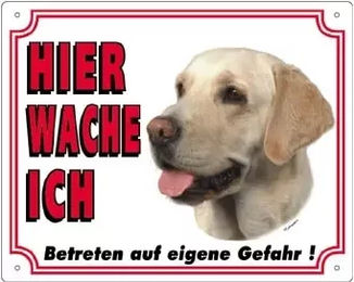 Produktbild von Nobby Pet Labrador Light Warnschild