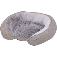 Produktbild von Nobby Pet Napo Hundebett Ovales Komfortbett Classic aus Plüsch in Braun oder Beige
