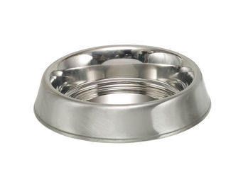 Nobby Pet Nordic Futternapf aus Edelstahl rutschfest Silber - 0,45 l – Bild 1 von 2