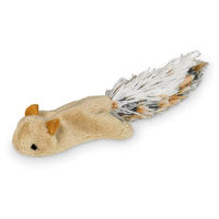 Produktbild von Nobby Plüsch Eichhörnchen mit Catnip für Katzen in Beige - 18 cm
