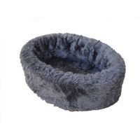 Produktbild von Nobby Plüsch Hundebett Grau 100 cm - 100 cm