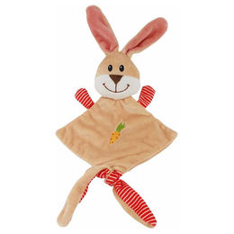 Produktbild von Nobby Plüsch-Hundespielzeug Hase für Welpen in Beige und Bunt
