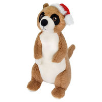 Produktbild von Nobby Plüsch Hundespielzeug Xmas Erdmännchen Braun 23 cm mit Squeaker