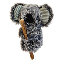 Nobby Plüsch Koala Katzenspielzeug mit Matatabi Stick 13 cm Grau – Bild 1 von 2