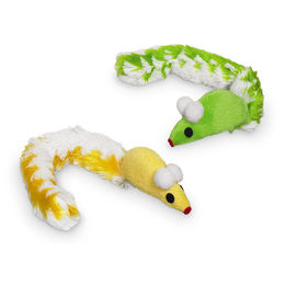 Produktbild von Nobby Plüsch Maus mit Catnip und Plüchschwanz für Katzen 2 Stück - 2 Stk.