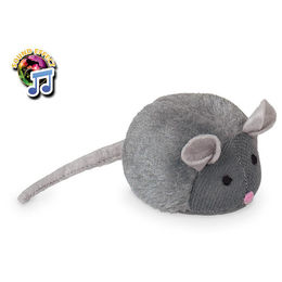 Produktbild von Nobby Plüsch Maus mit Stimme in Grau - 1 Stk.