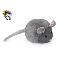 Produktbild von Nobby Plüsch Maus mit Stimme in Grau - 1 Stk.