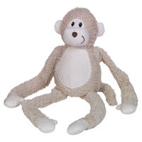 Produktbild von Nobby Plüschspielzeug Affe für Hunde und Welpen 23 cm beige mit Quietschfunktion