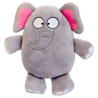 Produktbild von Nobby Plüschspielzeug Elefant Grau für mittlere Hunde
