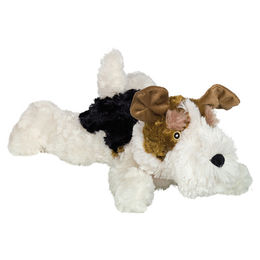 Produktbild von Nobby Plüschspielzeug Foxterrier liegend bunt für Welpen