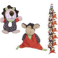 Produktbild von Nobby Plüschspielzeug für Hunde Löwe und Schaf Set 12 Stück