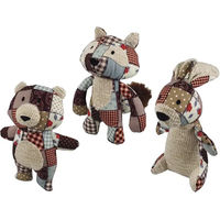 Produktbild von Nobby Plüschspielzeug für Welpen Bunt 20 cm 12er Pack
