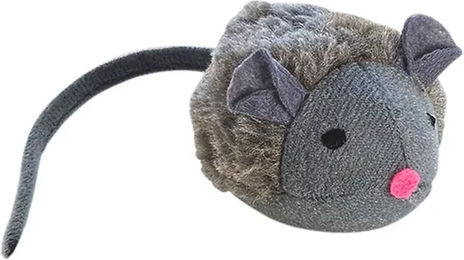 Produktbild von Nobby Plüschspielzeug Maus für Katzen mit Stimme Grau 15 cm