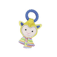 Produktbild von Nobby Plüschspielzeug Schaf mit Vollgummi Ring für Hunde 22 cm - 1 Stk.