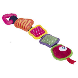 Produktbild von Nobby Plüschspielzeug Schlange mit Vollgummi Toy bunt - 45 cm