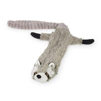 Produktbild von Nobby Plüschspielzeug Waschbär für Hunde 91 cm Grau Beige