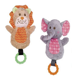 Produktbild von Nobby Plüschtier Löwe oder Elefant 27cm