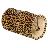Produktbild von Nobby Plüschtunnel für Katzen Leopard Design