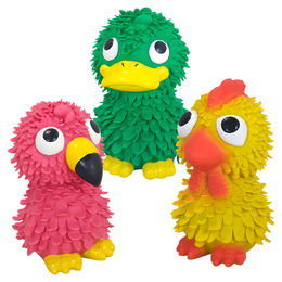 Produktbild von Nobby Quietschspielzeug für Hunde aus Latex Flamingo Hähnchen oder Ente bunt