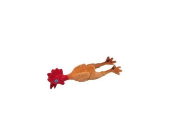 Nobby Quietschspielzeug Hähnchen aus Latex für Hunde in Orange - 1 Stk. – Bild 1 von 4