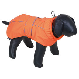 Produktbild von Nobby Regenmantel Antek für Hunde aus Polyester in Orange wasserdicht 32 cm