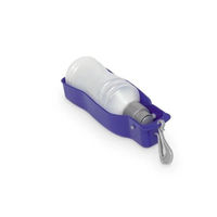 Produktbild von Nobby Reise-Trinkwasserflasche aus Silikon für Hunde in Blau und Weiß 250 ml - 0,25 l