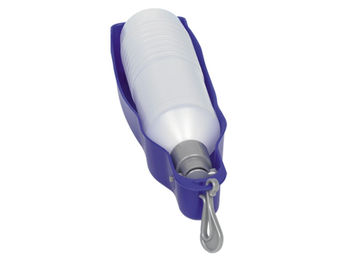 Nobby Reise-Trinkwasserflasche aus Silikon in Blau Transparent - 0,5 l – Bild 1 von 6